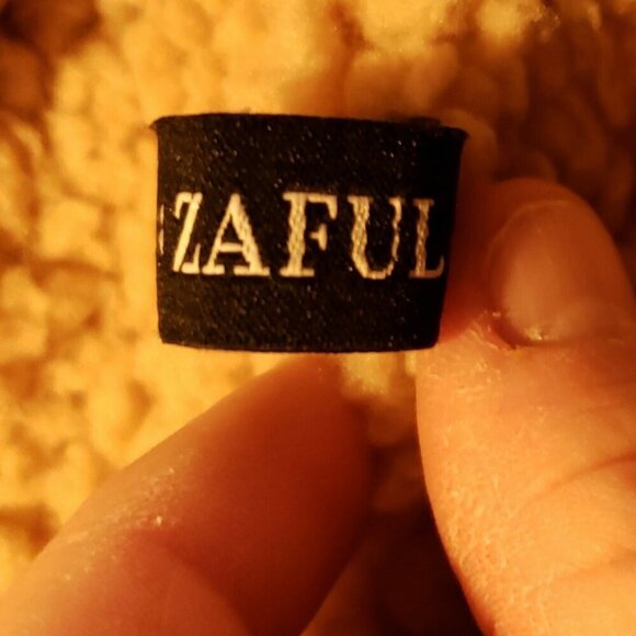 Zaful Womens Teddy Bear Open Front Jacket Large - Picture 4 of 7